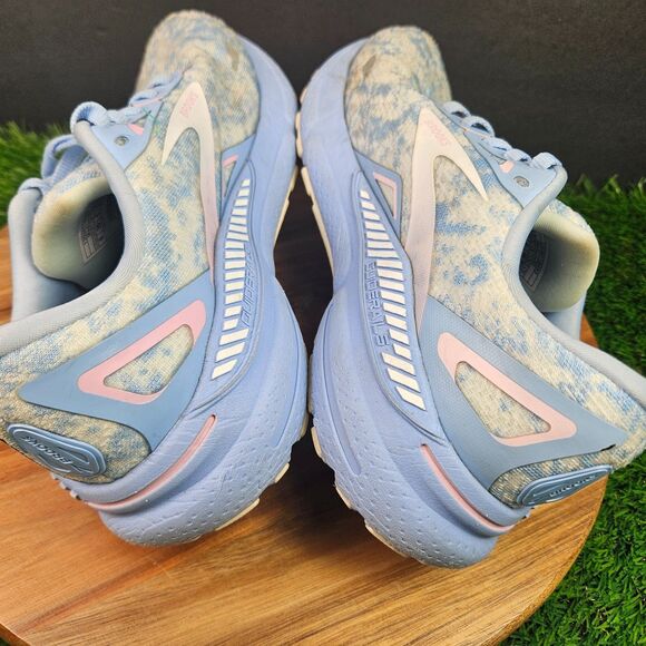 Brooks Adrenaline GTS 23 Shoes Womens Size 8 Blue Pink Athletic Running Sneakers - Picture 13 of 16